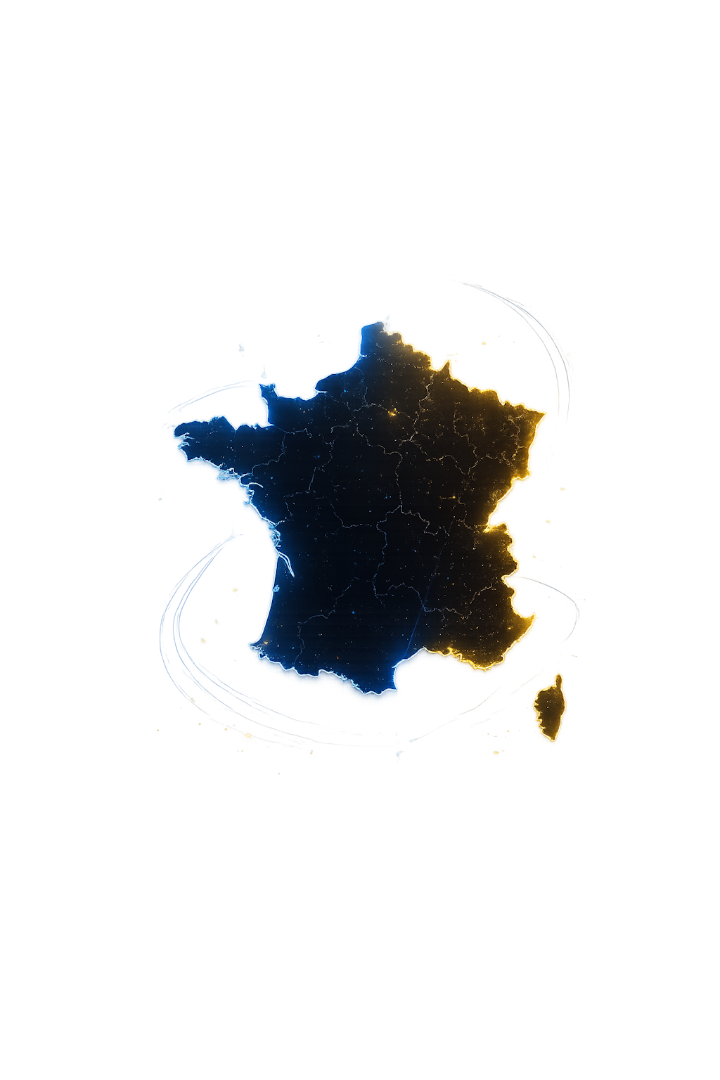 Carte digitale représentant la zone d’action de l’agence Sylezia